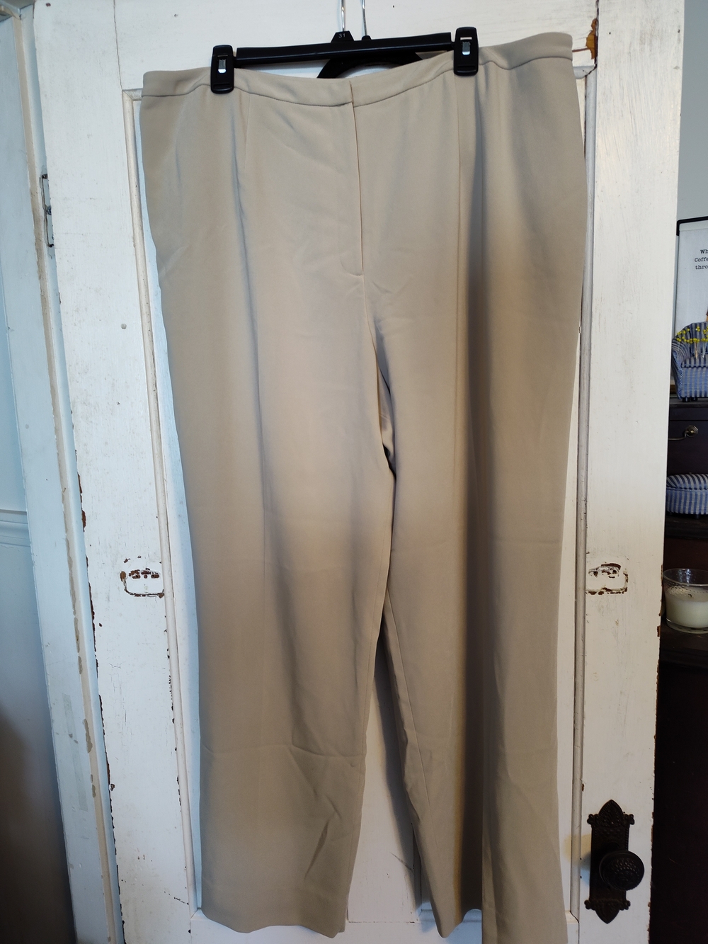 Jones New York Women's Plus Dress Pants in Light Khaki